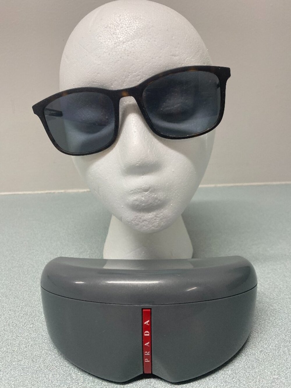 Prada Linea Rossa Polarized Sunglasses in a tortoise Finish